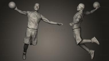 3D model Lebron James jump (STL)